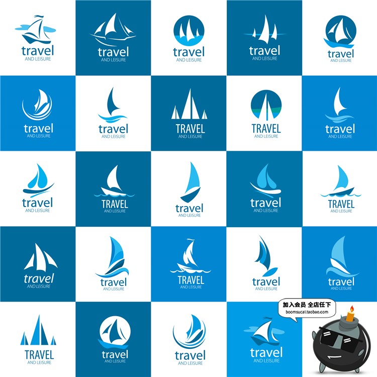 图片[11]-5000款LOGO创意标志图案图标徽章简约品牌AI矢量模板素材图片合集-设计猿