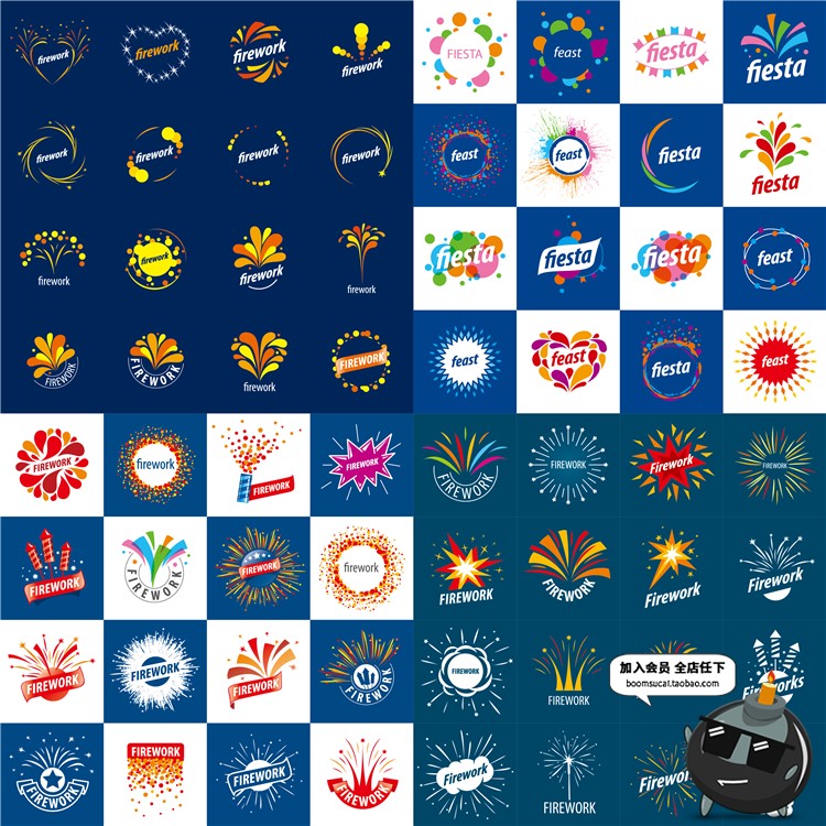 图片[15]-5000款LOGO创意标志图案图标徽章简约品牌AI矢量模板素材图片合集-设计猿