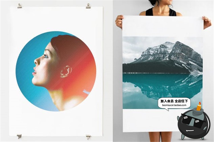 图片[6]-半调黑白网格抽象复古线条网格点阵纹理PNG免抠AI矢量设计PS素材-设计猿