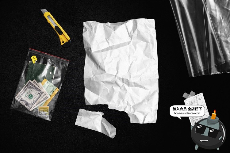 图片[14]-潮流透明气泡膜塑料袋CD光盘磁带包装不干胶贴纸装饰合成PSD素材-设计猿