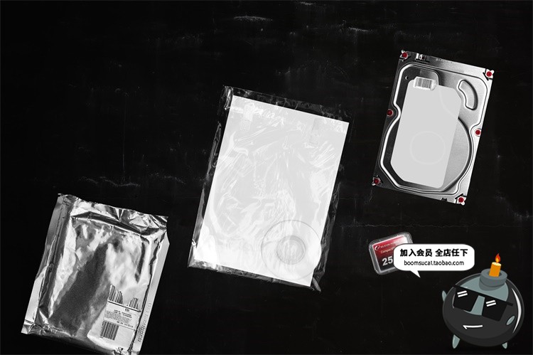 图片[16]-潮流透明气泡膜塑料袋CD光盘磁带包装不干胶贴纸装饰合成PSD素材-设计猿