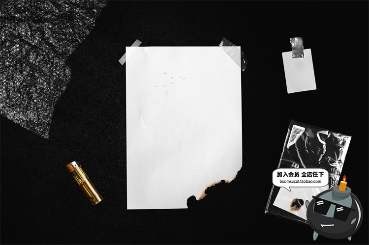 图片[28]-潮流透明气泡膜塑料袋CD光盘磁带包装不干胶贴纸装饰合成PSD素材-设计猿