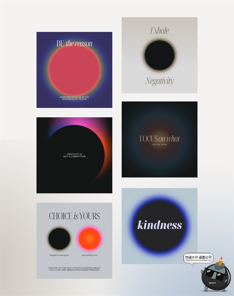 图片[6]-简约潮流弥散模糊渐变低饱和度素排版海报背景版式PSD模板PS素材-设计猿