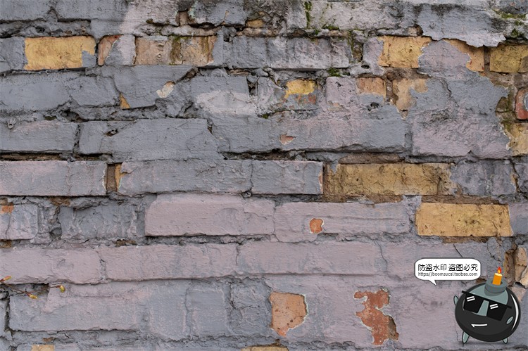 图片[4]-复古灰色石墙石砖岩石砖墙纹理背景磨损老旧破损纹理JPG图片素材-设计猿