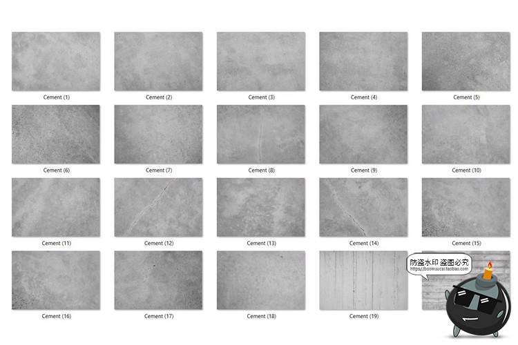 图片[2]-粗糙陈旧混凝土水泥质地墙面裂纹表面纹理背景叠加JPG图片素材-设计猿