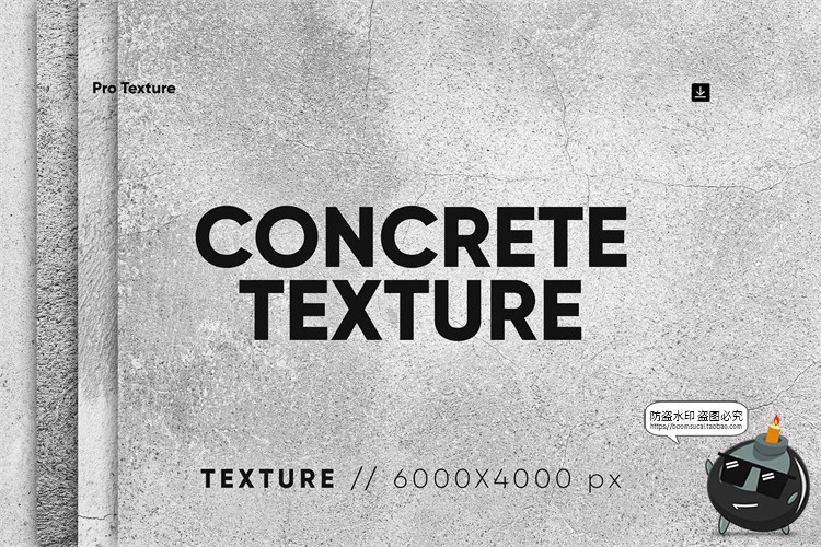 图片[3]-粗糙陈旧混凝土水泥质地墙面裂纹表面纹理背景叠加JPG图片素材-设计猿