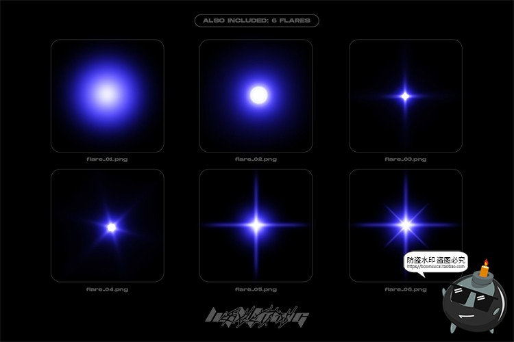 图片[6]-潮流未来科幻闪电雷电电流光电光效特效后期合成PNG免抠图片素材-设计猿