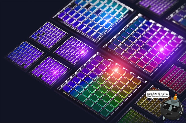 图片[5]-未来科幻人工智能纳米技术芯片科技海报背景底纹图片PSD模板素材-设计猿