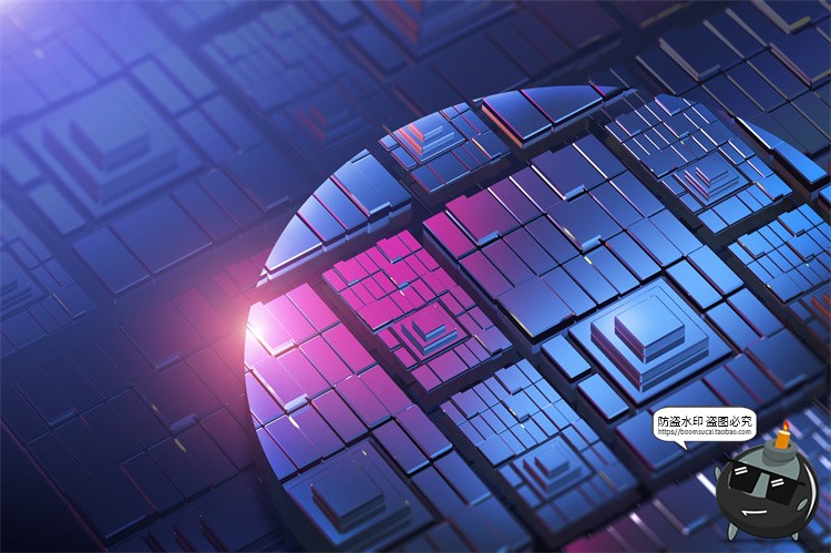 图片[11]-未来科幻人工智能纳米技术芯片科技海报背景底纹图片PSD模板素材-设计猿