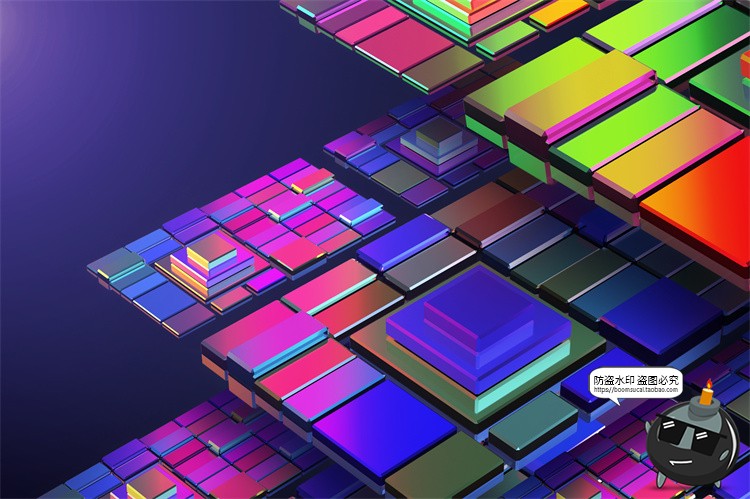 图片[15]-未来科幻人工智能纳米技术芯片科技海报背景底纹图片PSD模板素材-设计猿