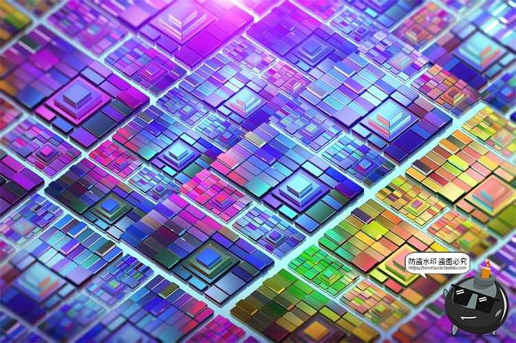 图片[16]-未来科幻人工智能纳米技术芯片科技海报背景底纹图片PSD模板素材-设计猿