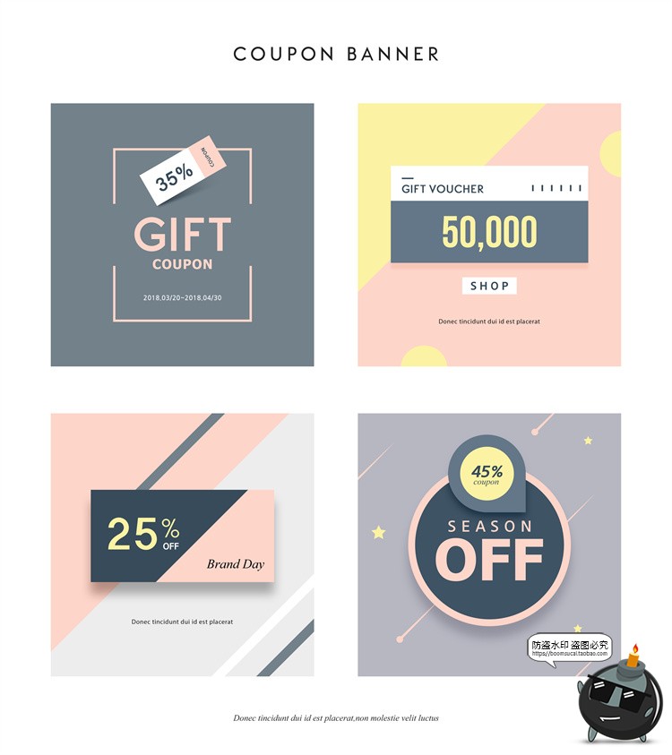 图片[18]-商品标签吊牌电商挂牌海报装饰元素图案排版AI矢量PSD模板PS素材-设计猿