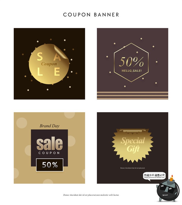 图片[24]-商品标签吊牌电商挂牌海报装饰元素图案排版AI矢量PSD模板PS素材-设计猿