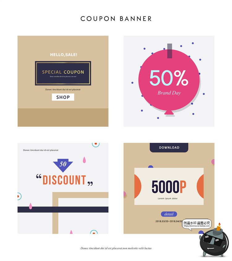 图片[38]-商品标签吊牌电商挂牌海报装饰元素图案排版AI矢量PSD模板PS素材-设计猿