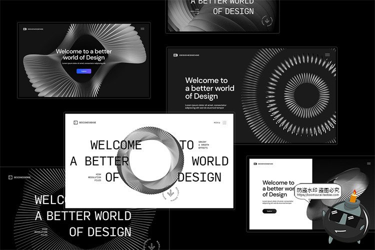 图片[6]-未来科幻抽象艺术3D立体镀铬金属不规则几何图形装饰PNG免抠素材-设计猿