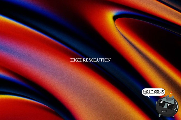 图片[12]-潮流未来科幻液体金属迷幻颗粒噪点流体渐变背景底纹JPG图片素材-设计猿