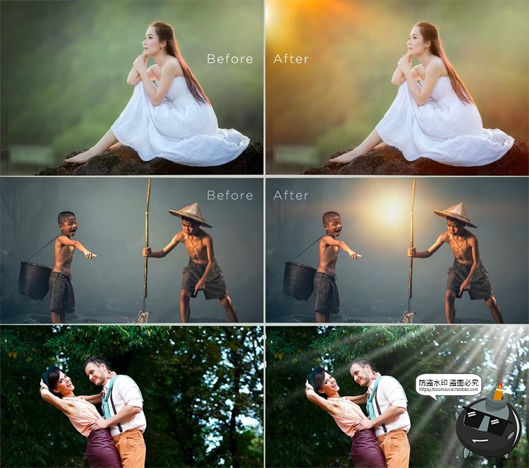 图片[4]-光束光效阳光彩虹镜头光晕耀斑散景背景覆盖叠加JPG图片合成素材-设计猿