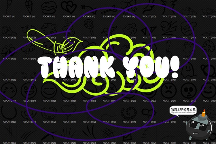 图片[6]-潮流创意街头乱涂手绘插画涂鸦标记符号拼贴PNG图案免抠图片素材-设计猿