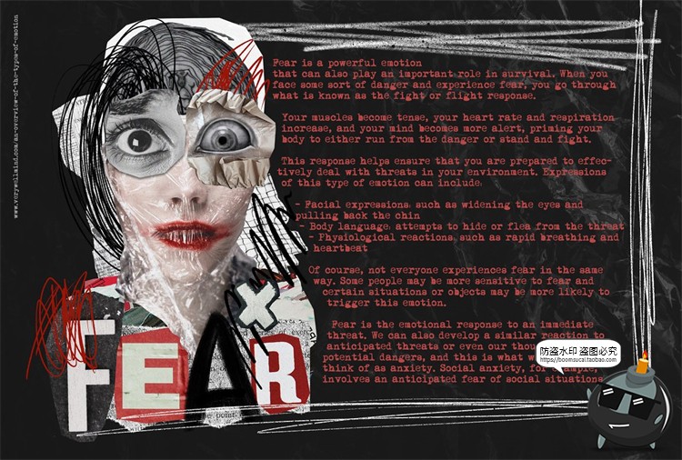 图片[9]-复古艺术五官情绪表情字母怀旧手稿撕纸剪贴画PNG免抠图片素材-设计猿