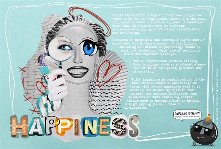 图片[10]-复古艺术五官情绪表情字母怀旧手稿撕纸剪贴画PNG免抠图片素材-设计猿