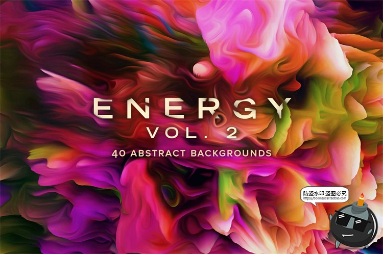 图片[1]-抽象艺术颜料爆炸科幻缤纷炫彩时尚撞色装饰背景底纹JPG图片素材-设计猿