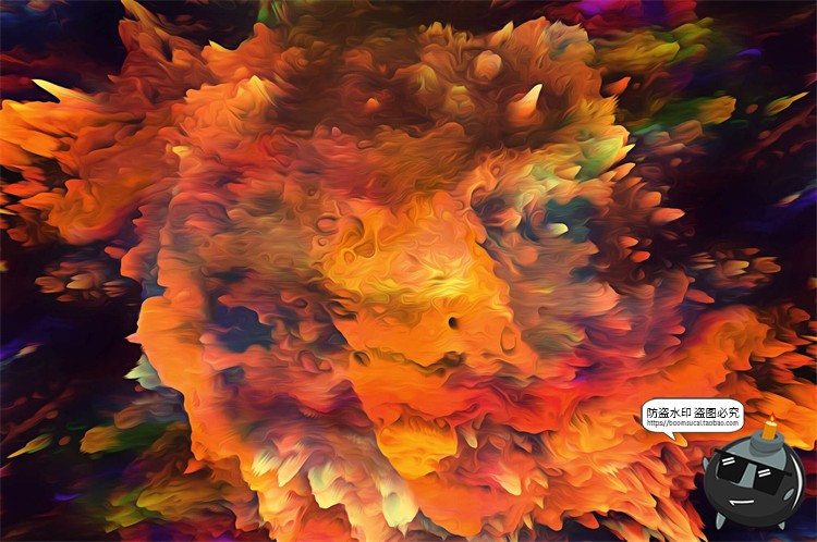 图片[4]-抽象艺术颜料爆炸科幻缤纷炫彩时尚撞色装饰背景底纹JPG图片素材-设计猿