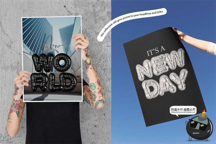 图片[13]-3D铝箔气球趣味卡通字母数字符号英文PNG免抠拼贴剪切画图片素材-设计猿