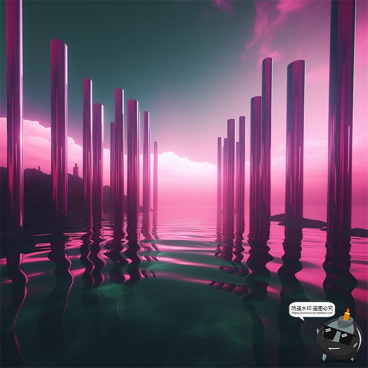 图片[5]-科幻赛博未来奇幻世界楼梯天空梦幻海洋沙漠空间JPG图片背景素材-设计猿