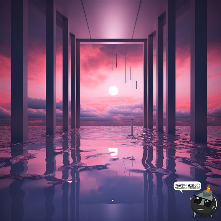 图片[8]-科幻赛博未来奇幻世界楼梯天空梦幻海洋沙漠空间JPG图片背景素材-设计猿