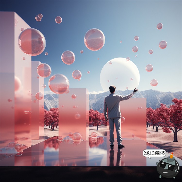 图片[10]-科幻赛博未来奇幻世界楼梯天空梦幻海洋沙漠空间JPG图片背景素材-设计猿