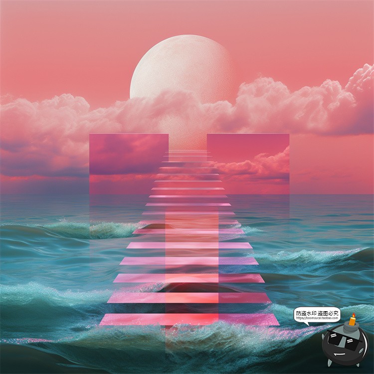 图片[11]-科幻赛博未来奇幻世界楼梯天空梦幻海洋沙漠空间JPG图片背景素材-设计猿