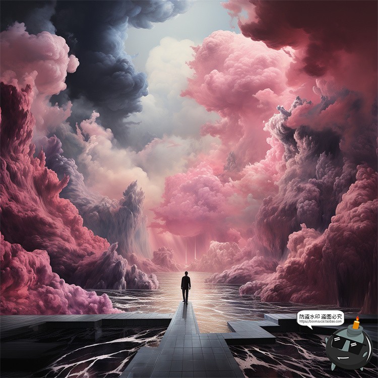 图片[12]-科幻赛博未来奇幻世界楼梯天空梦幻海洋沙漠空间JPG图片背景素材-设计猿