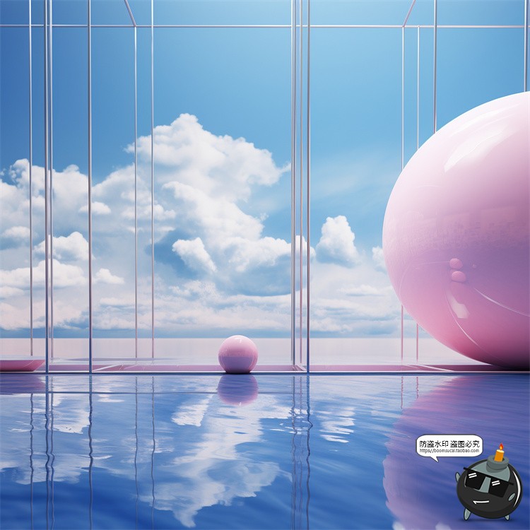 图片[13]-科幻赛博未来奇幻世界楼梯天空梦幻海洋沙漠空间JPG图片背景素材-设计猿