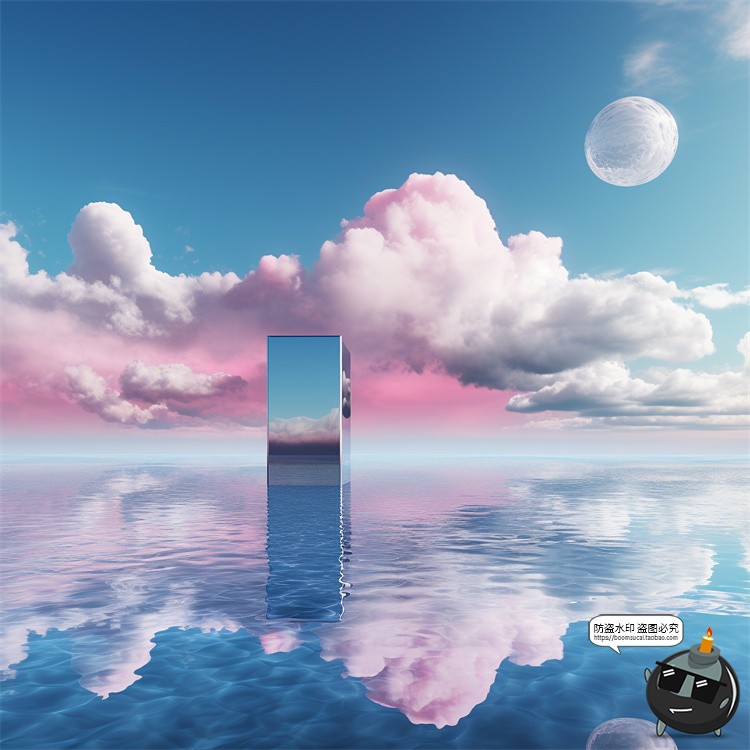 图片[14]-科幻赛博未来奇幻世界楼梯天空梦幻海洋沙漠空间JPG图片背景素材-设计猿