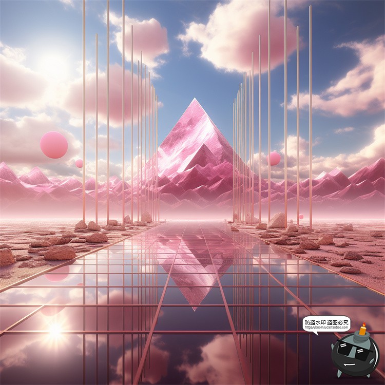 图片[15]-科幻赛博未来奇幻世界楼梯天空梦幻海洋沙漠空间JPG图片背景素材-设计猿