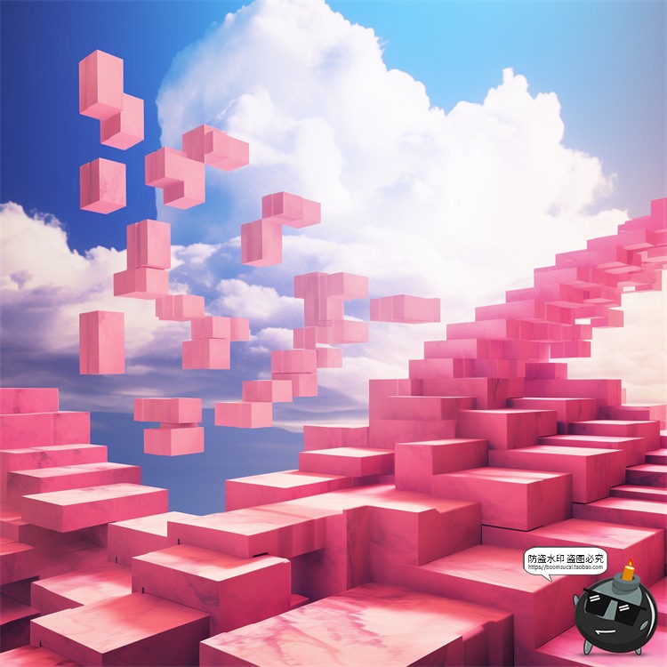 图片[22]-科幻赛博未来奇幻世界楼梯天空梦幻海洋沙漠空间JPG图片背景素材-设计猿