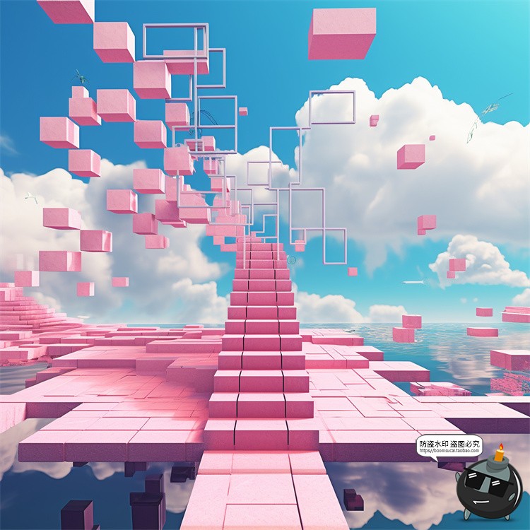 图片[23]-科幻赛博未来奇幻世界楼梯天空梦幻海洋沙漠空间JPG图片背景素材-设计猿