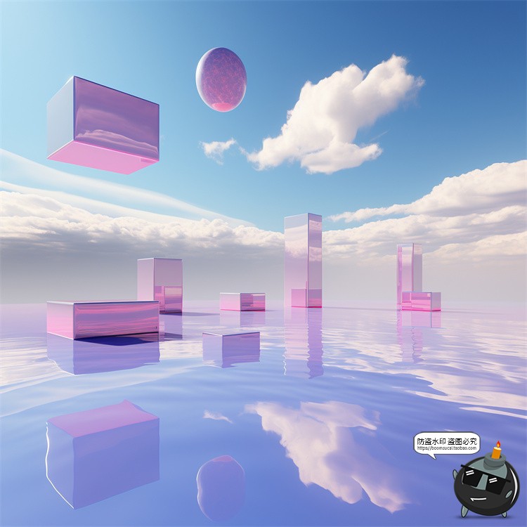 图片[27]-科幻赛博未来奇幻世界楼梯天空梦幻海洋沙漠空间JPG图片背景素材-设计猿