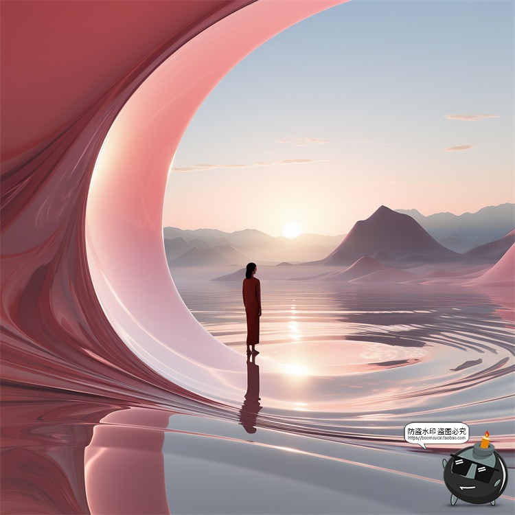 图片[42]-科幻赛博未来奇幻世界楼梯天空梦幻海洋沙漠空间JPG图片背景素材-设计猿