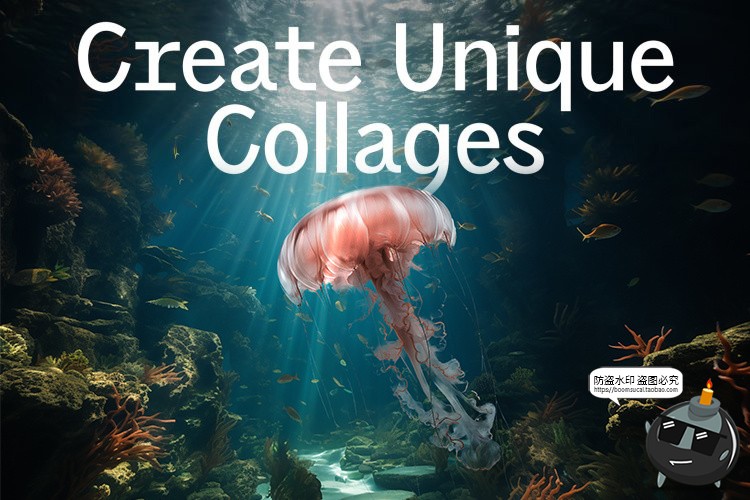 图片[2]-动物世界鸟类宠物野兽野生动物自然风光拼贴剪贴画PNG免抠图素材-设计猿