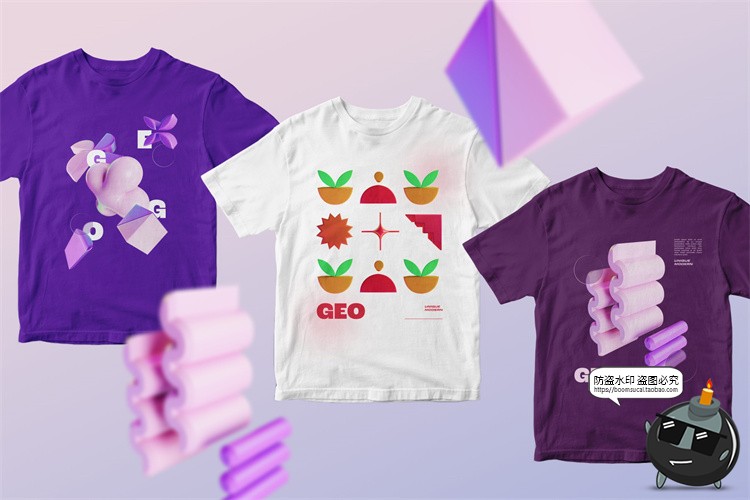 图片[15]-创意时尚3D立体抽象艺术趣味卡通几何图形PNG免抠主视觉图片素材-设计猿