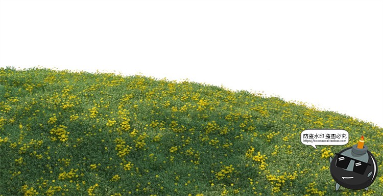 图片[10]-写实高清草坪草地草丛花境后期修图合成背景PSD模板PNG免抠素材-设计猿