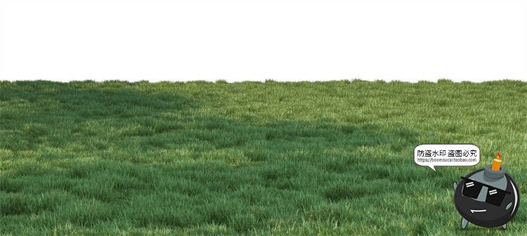 图片[13]-写实高清草坪草地草丛花境后期修图合成背景PSD模板PNG免抠素材-设计猿