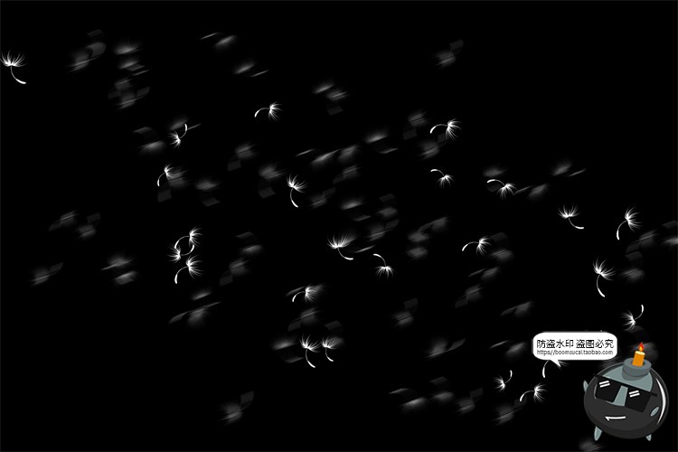 图片[8]-蒲公英飞絮飘动儿童梦幻外景摄影后期修图JPG黑底滤色叠加PS素材-设计猿