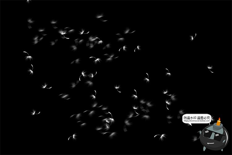 图片[10]-蒲公英飞絮飘动儿童梦幻外景摄影后期修图JPG黑底滤色叠加PS素材-设计猿