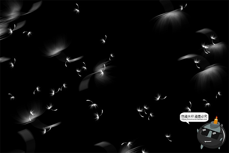 图片[11]-蒲公英飞絮飘动儿童梦幻外景摄影后期修图JPG黑底滤色叠加PS素材-设计猿