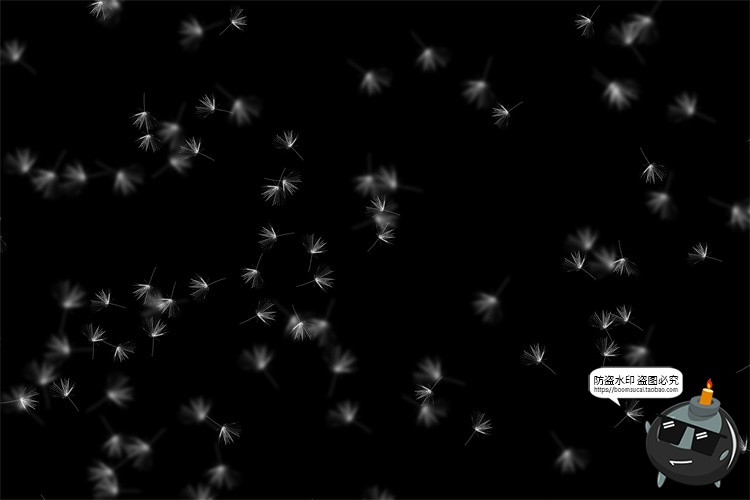 图片[15]-蒲公英飞絮飘动儿童梦幻外景摄影后期修图JPG黑底滤色叠加PS素材-设计猿