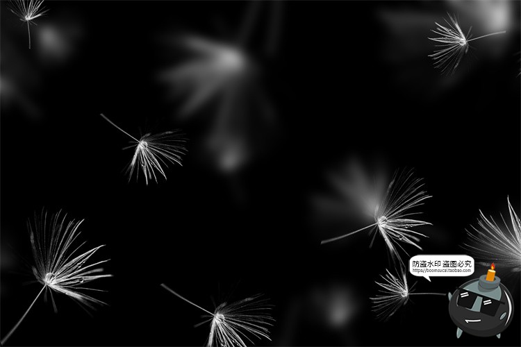 图片[16]-蒲公英飞絮飘动儿童梦幻外景摄影后期修图JPG黑底滤色叠加PS素材-设计猿