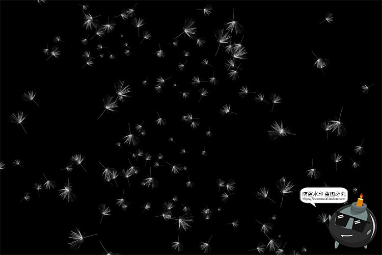 图片[17]-蒲公英飞絮飘动儿童梦幻外景摄影后期修图JPG黑底滤色叠加PS素材-设计猿