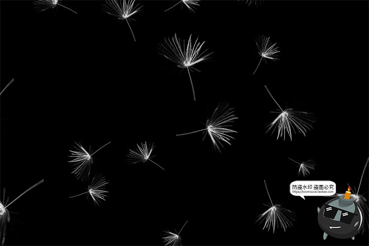 图片[18]-蒲公英飞絮飘动儿童梦幻外景摄影后期修图JPG黑底滤色叠加PS素材-设计猿